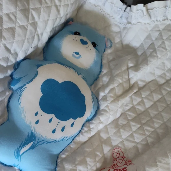 Care Bears White Blanket with Colorful Characters - Picture 2 of 8